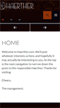 Mobile Screenshot of haerther.com